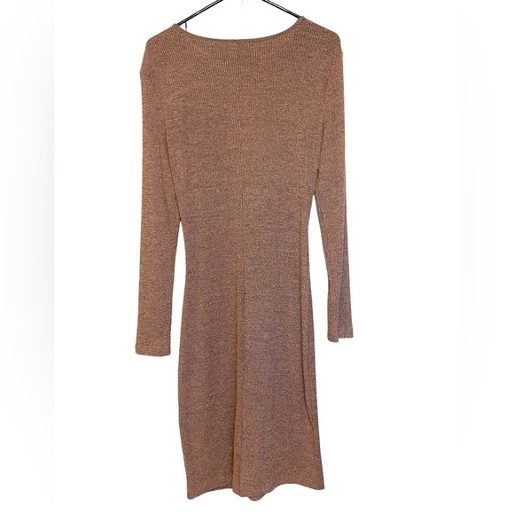 Walter Baker Tenley long sleeve Cutout Body-con midi sweater Dress Size Large - Picture 5 of 10